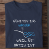 GENITIV INS WASSER - Herren Bio-Baumwolle T-Shirt