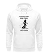 UNTERSCHÄTZE NIEMALSEINE FRAU AUF SKIERN- Unisex Premium Organic Hoodie