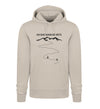 ICH SEHE SCHON DIE HÜTTE- Unisex Premium Organic Hoodie
