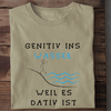 GENITIV INS WASSER 2.0 - Herren Bio-Baumwolle T-Shirt