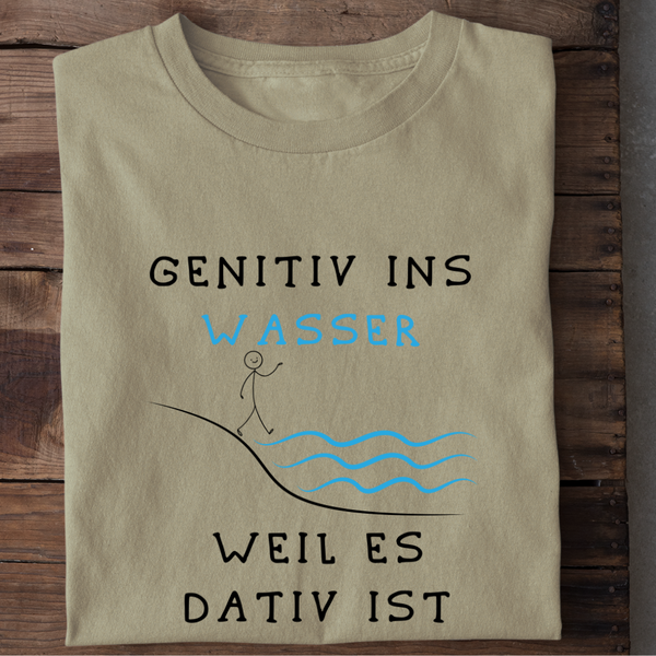 GENITIV INS WASSER 2.0 - Herren Premium T-Shirt