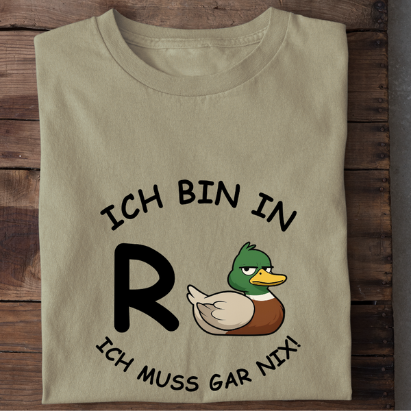 ICH BIN IN RENTE - Herren Premium T-Shirt