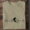 HERZSCHLAG SKI - Herren Bio-Baumwolle T-Shirt