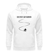 ICH STEHE AUF KURVEN - SNOWBOARD - Unisex Premium Organic Hoodie