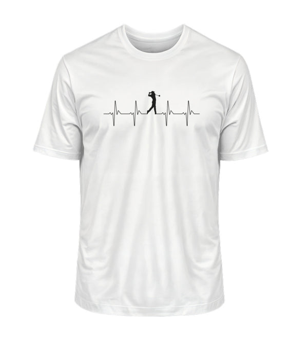 %SALE% - HERZSCHLAG GOLF - Herren Premium Organic T-Shirt