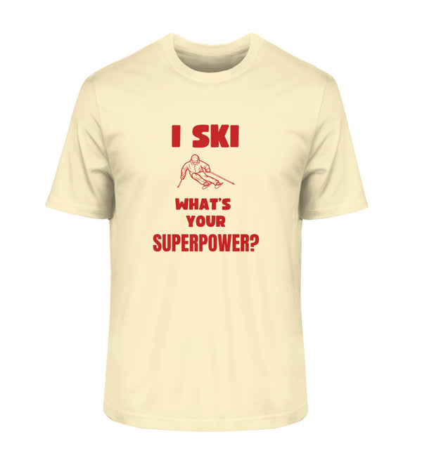 I SKI - Herren Premium Organic Shirt