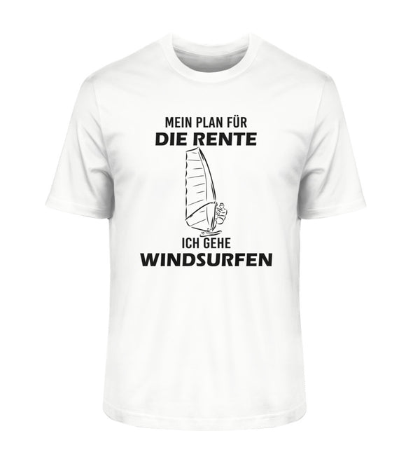 PLAN FÜR RENTE WINDSURFEN - Herren Premium Organic T-Shirt