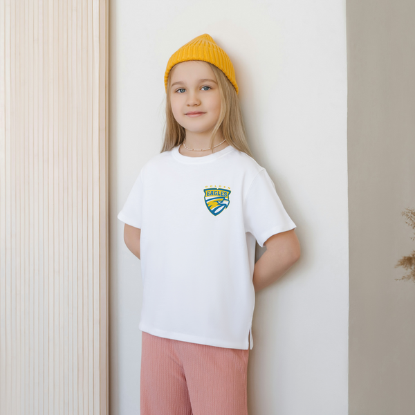 GOLDEN EAGLES (Brusttasche) - Kinder Bio-Baumwolle T-Shirt