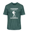 LEGENDEN ALTERN NICHT SIE GEHEN WANDERN- Herren Premium Organic T-Shirt