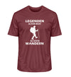 LEGENDEN ALTERN NICHT SIE GEHEN WANDERN- Herren Premium Organic T-Shirt