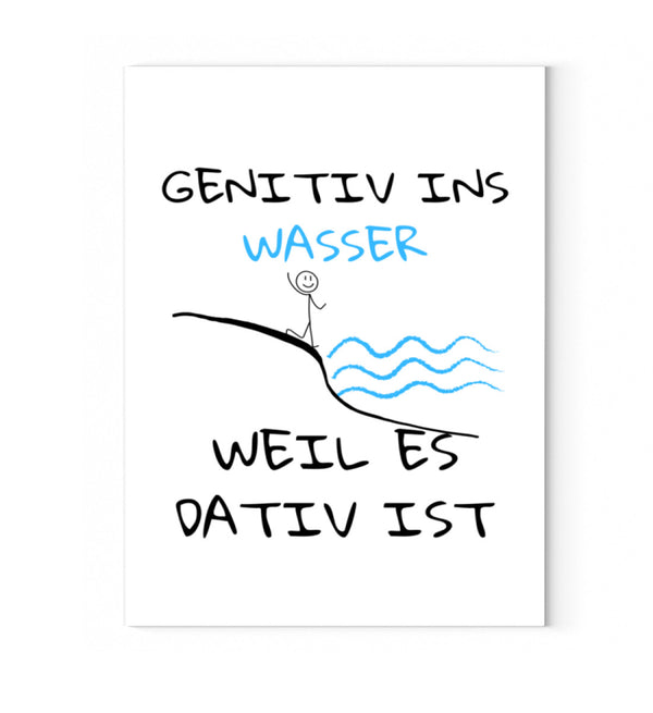 LEINWAND GEH NIE TIEF- Leinwand 30 x 45cm, 45cm x 60cm