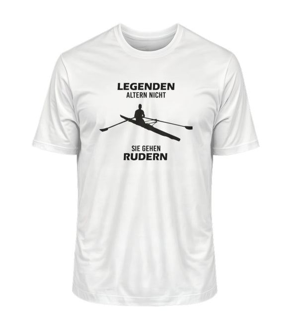 LEGENDEN ALTERN NICHT RUDERN - Herren Premium Organic T-Shirt