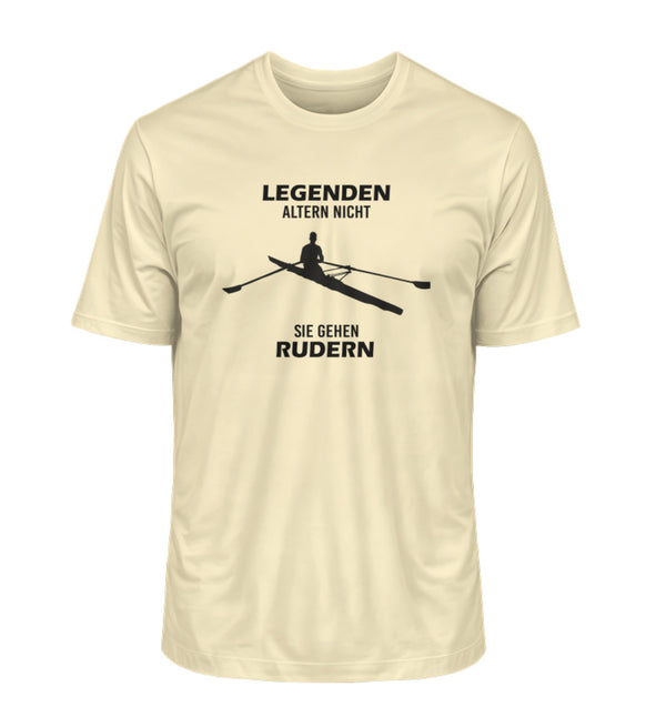 LEGENDEN ALTERN NICHT RUDERN - Herren Premium Organic T-Shirt