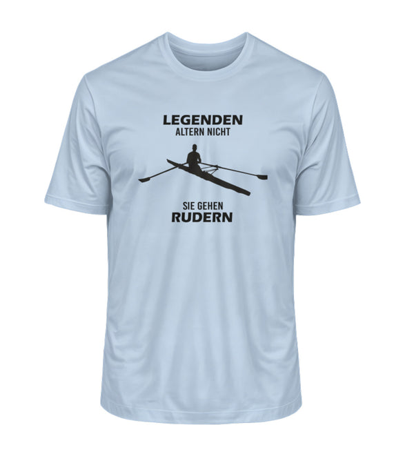 LEGENDEN ALTERN NICHT RUDERN - Herren Premium Organic T-Shirt