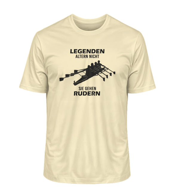 LEGENDEN ALTERN NICHT RUDERN TEAM - Herren Premium Organic T-Shirt