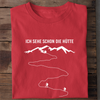 ICH SEHE SCHON DIE HÜTTE - Damen Bio-Baumwolle T-Shirt