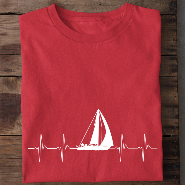 HERZSCHLAG SEGELN - Damen Bio-Baumwolle T-Shirt