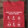 DINGE DIE ICH IN MEINER FREIZEIT MACHE SKI - Damen Bio-Baumwolle T-Shirt