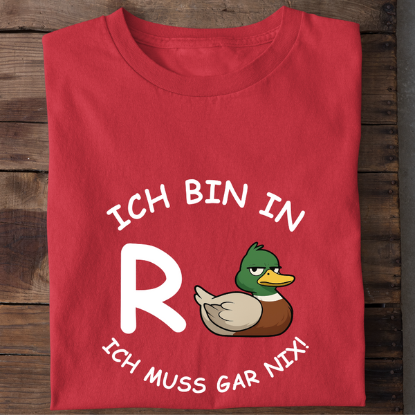 ICH BIN IN RENTE - Damen Bio-Baumwolle T-Shirt