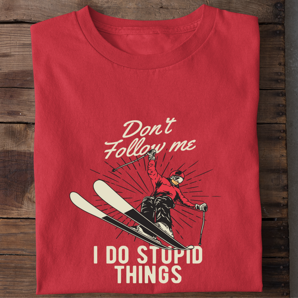DONT FOLLOW ME - Herren Bio-Baumwolle T-Shirt