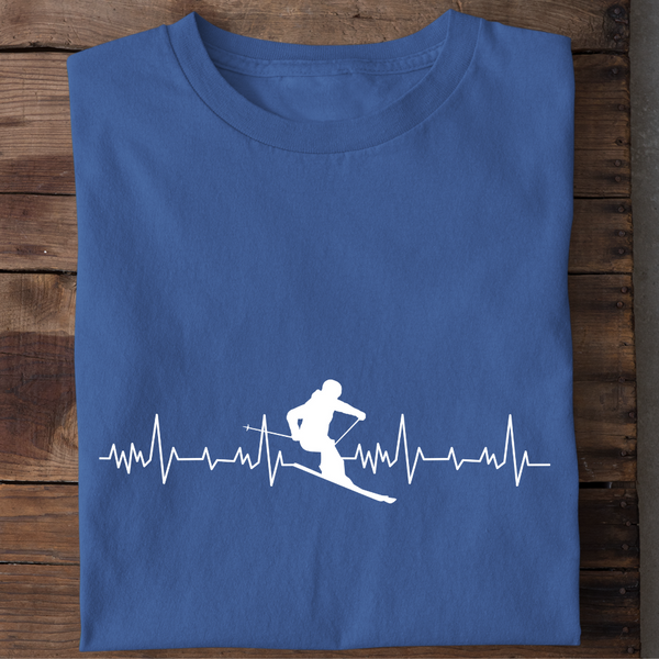 HERZSCHLAG SKI - Damen Bio-Baumwolle T-Shirt