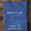 GENITIV INS WASSER 2.0 - Herren Bio-Baumwolle T-Shirt