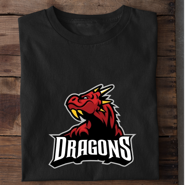 RED DRAGONS - Herren Bio-Baumwolle T-Shirt