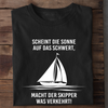 SCHEINT DIE SONNE AUF DAS SCHWERT - Herren Bio-Baumwolle T-Shirt
