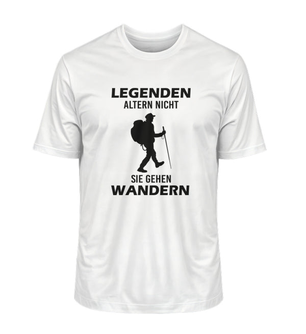 %SALE% - LEGENDEN ALTERN NICHT SIE GEHEN WANDERN- Herren Premium Organic T-Shirt
