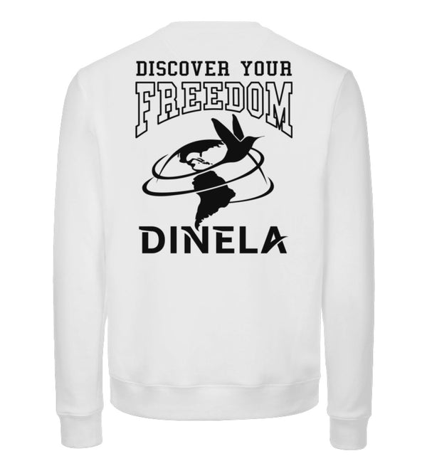 DISCOVER YOUR FREEDOM (Rückendruck) - Unisex Premium Organic Sweatshirt