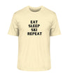 EAT.SLEEP.SKI.REPEAT- Herren Premium Organic Shirt