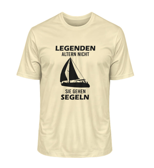 %SALE% - LEGENDEN ALTERN NICHT SIE GEHEN SEGELN- Herren Premium Organic T-Shirt