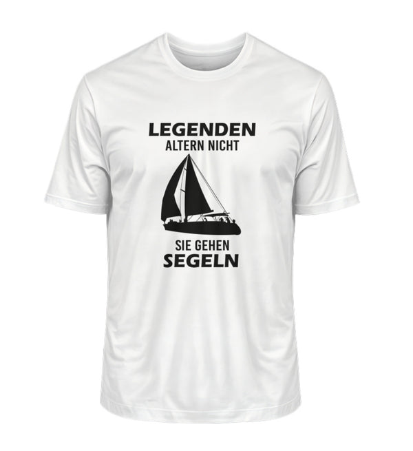 %SALE% - LEGENDEN ALTERN NICHT SIE GEHEN SEGELN- Herren Premium Organic T-Shirt