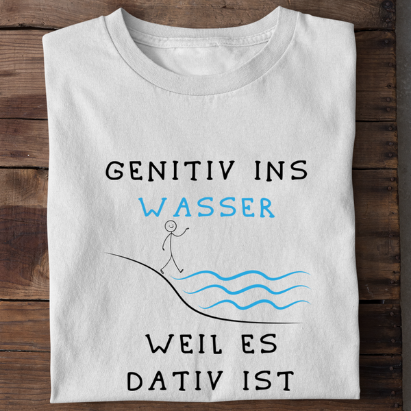 GENITIV INS WASSER 2.0 - Herren Premium T-Shirt
