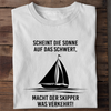 SCHEINT DIE SONNE AUF DAS SCHWERT - Herren Bio-Baumwolle T-Shirt