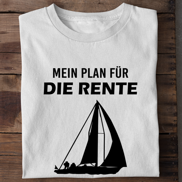 MEIN PLAN FÜR DIE RENTE (Segeln) - Herren Premium T-Shirt