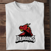 RED DRAGONS - Damen Bio-Baumwolle T-Shirt