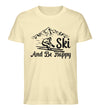 SKI AND BE HAPPY - Herren Premium Organic T-Shirt