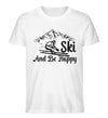 SKI AND BE HAPPY - Herren Premium Organic T-Shirt