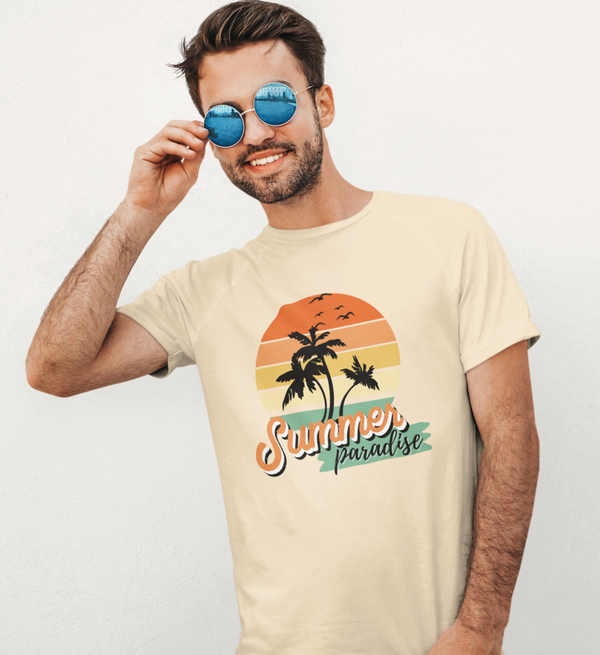 SUMMER PARADISE - Herren Premium Organic T-Shirt