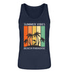 SUMMER VIBES - Damen Premium Organic Tanktop