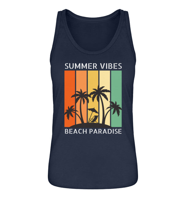 SUMMER VIBES - Damen Premium Organic Tanktop