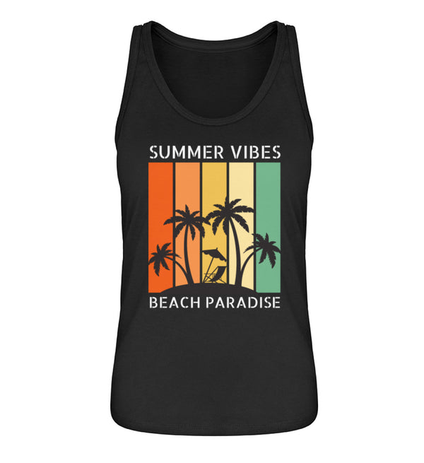 SUMMER VIBES - Damen Premium Organic Tanktop