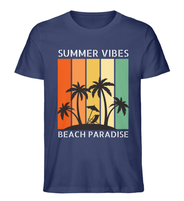 SUMMER VIBES - Herren Premium Organic T-Shirt
