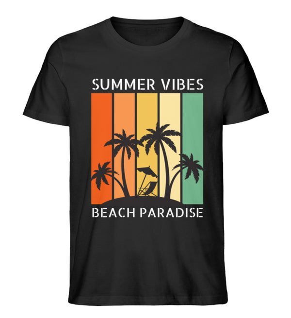 SUMMER VIBES - Herren Premium Organic T-Shirt
