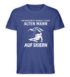 UNTERSCHÄTZE NIEMALS EINEN ALTEN MANN SKI - Herren Premium Organic T-Shirt