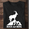 BOCK AUF BERG - Damen Bio-Baumwolle T-Shirt
