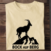 BOCK AUF BERG - Damen Bio-Baumwolle T-Shirt