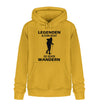 LEGENDEN ALTERN NICHT SIE GEHEN WANDERN- Unisex Organic Hoodie