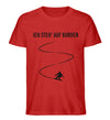 ICH STEHE AUF KURVEN - SNOWBOARD - Herren Premium Organic T-Shirt